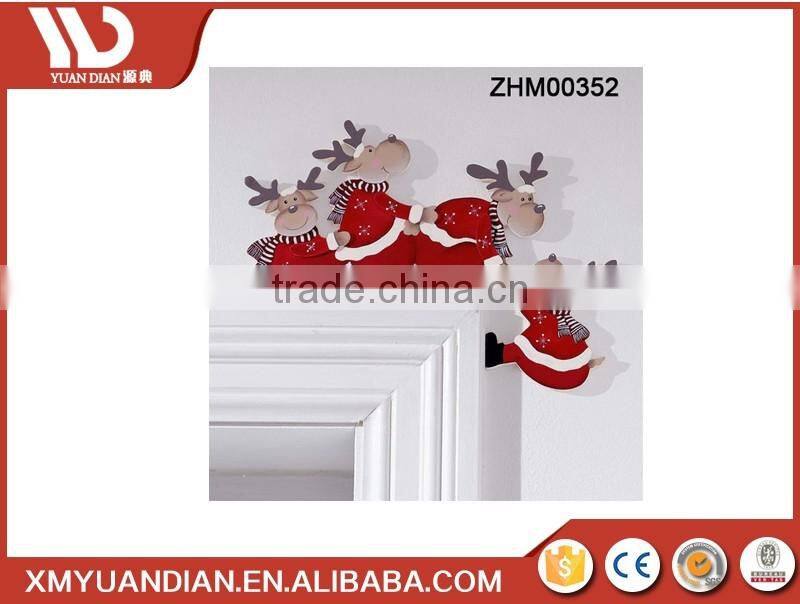 Hand painted wooden door frame Chrismas Decoration
