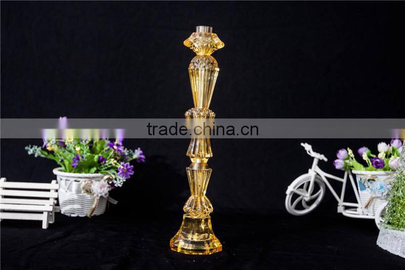 China high quality transparent acrylic wedding decoration for candle holder
