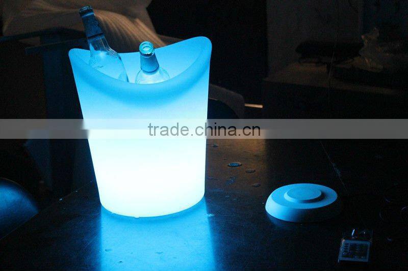 decorative plastic LED party ice cooler