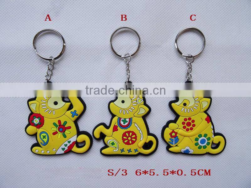 2016 russia monkey keychain for new year souvenir