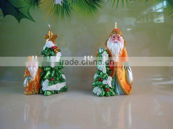 Handmade Non-scented Santa Claus Christmas Candle