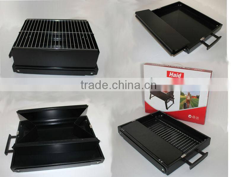 folding charcoal grill for 6 people, camping tool ,outdoor BBQ grill