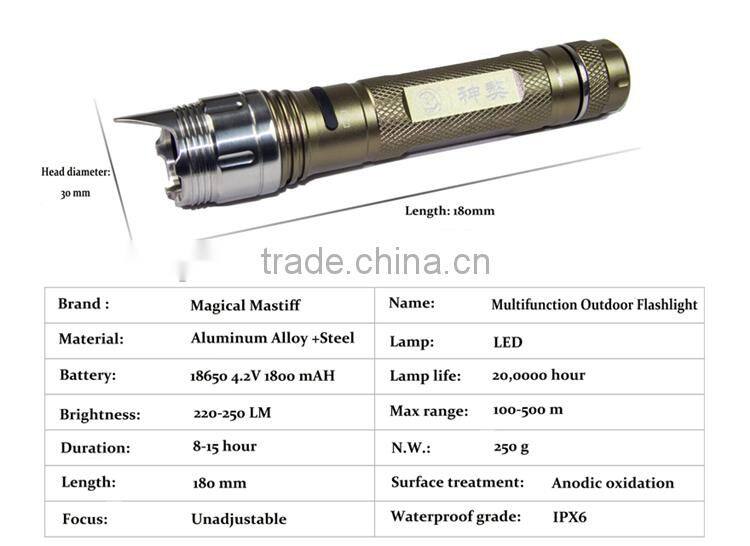 Led Flashlight Torch Model DJFL-II Car Led Light Jeep Emergency Light Outdoor Equipment
