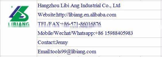 Three teeth mini garden hand metal rake