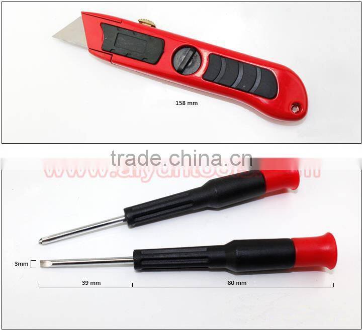 34pcs Multi Function Home Screwdriver Tool Set hand tools kit household plier wrench