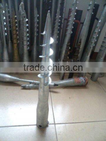 3mm*76mm*1800mm ground screw stand support on sale china supplier