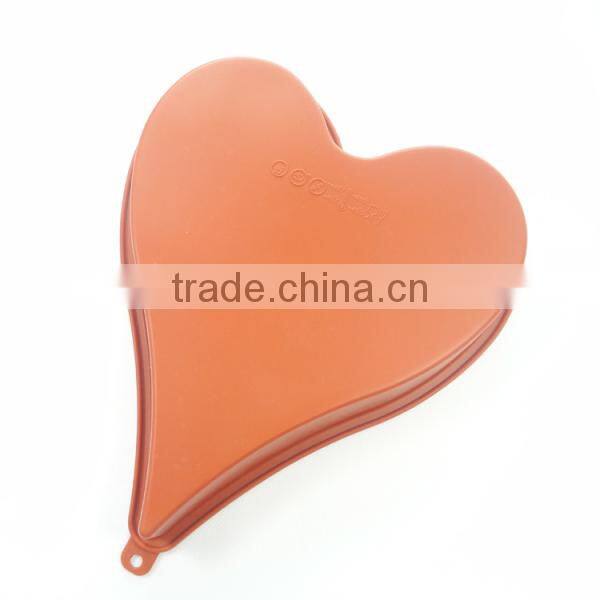 silicone baking pan fancy cake decorations silicone heart shaped mold