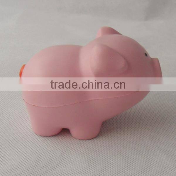 Custom made PU pig anti stress ball