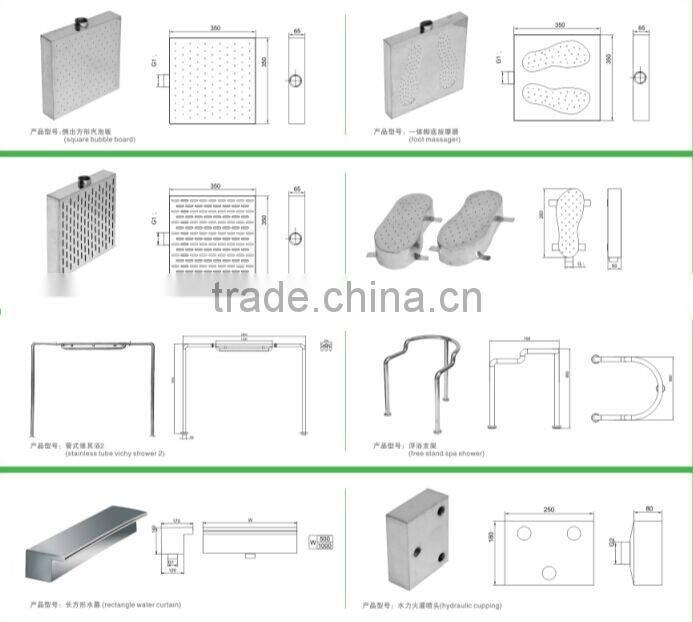 pool fountain spa stainless pool lion head colorful stone wall waterfall fountain