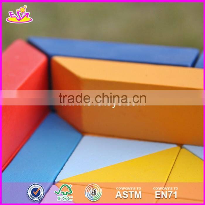 2017 New design 20 pieces educational wooden blocks for toddlers W13A127
