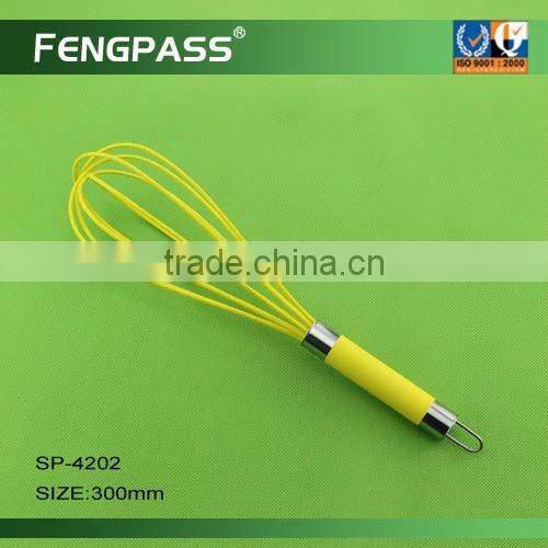 Wooden hadnle egg whisk / egg beater / kitchen utensil EW-1011