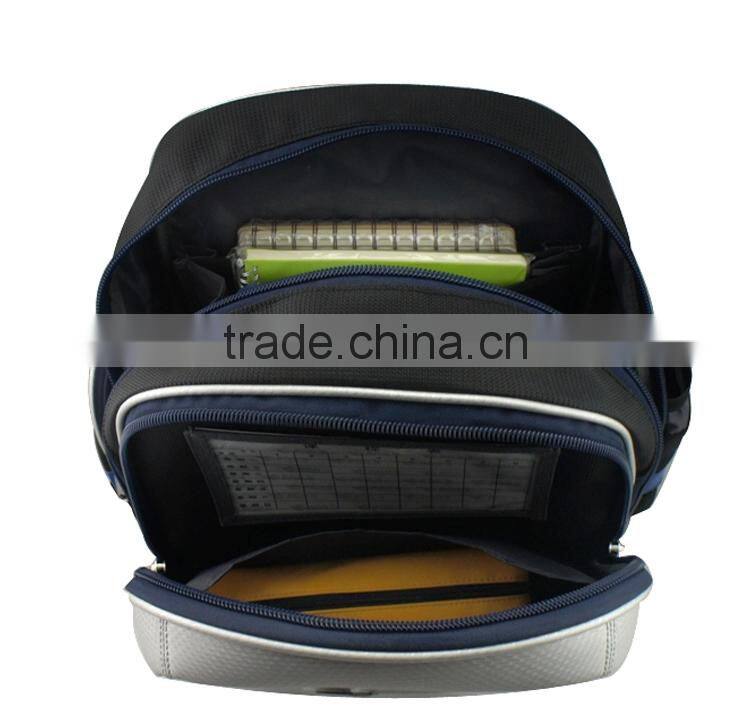 2015 Newest design fashion kids trolley school bag with PU leather