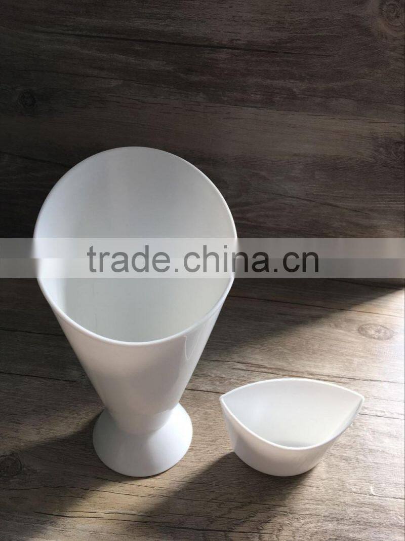 2017 amazon best selling 2 in 1 French Fry Dipping Cone