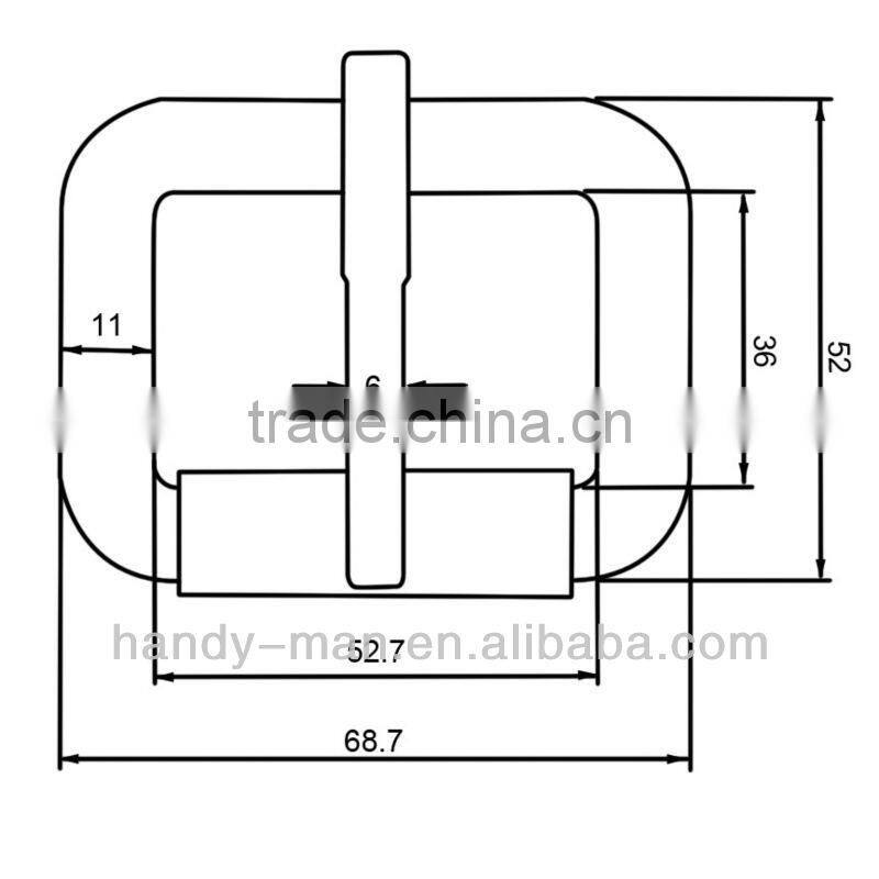 221Personal Protecttive Equipment metal Steel Forged Tongue Buckle