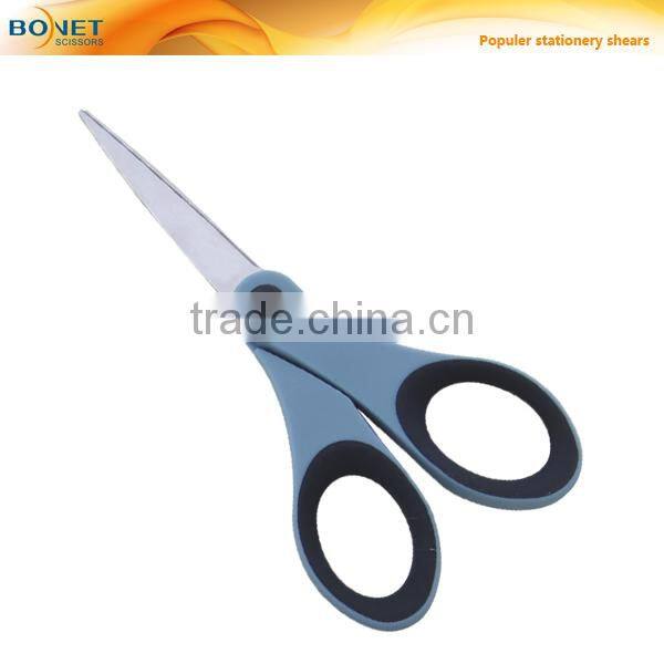 SST0010 8-1/2" Plasic handle Soft Grip Stationery Scissors