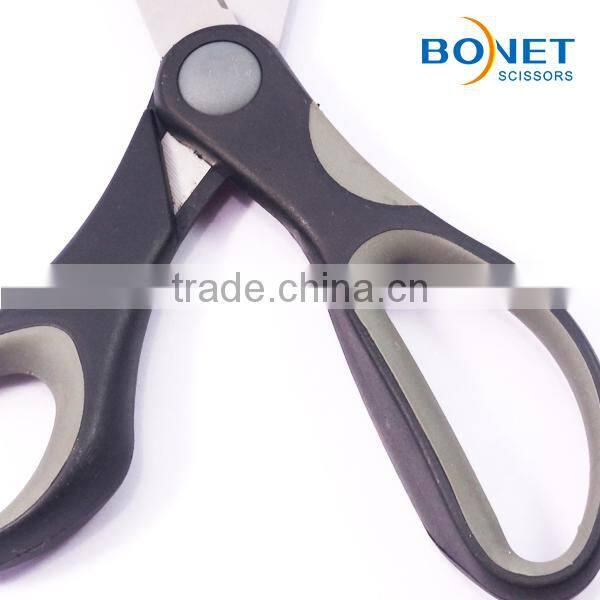 SST0017B/S61003B FDA certificated 8" plastic grip handle comfortable stationery scissor suppliers