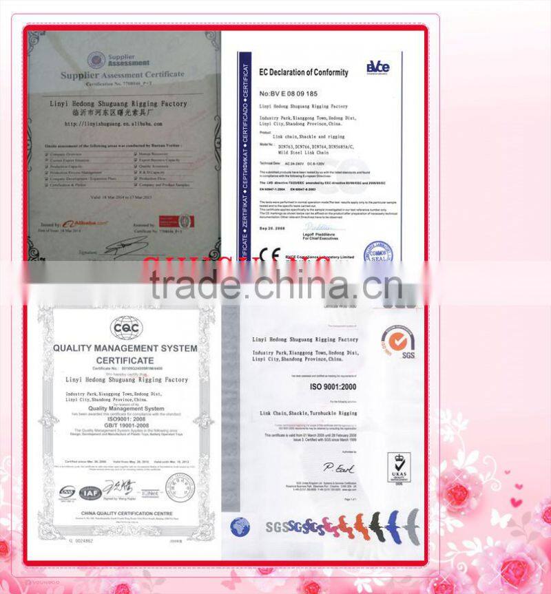 Supply High quality steel anchor galvanized short link chain