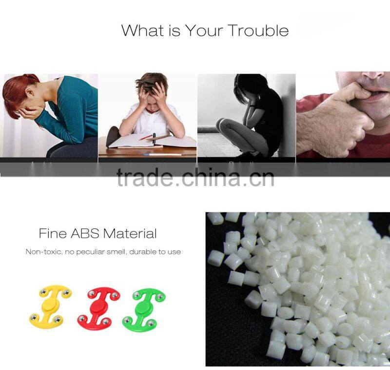 Fidget Hand Spinner Finger Toy Stress Reliever Killing Time Adults/Kids yellow