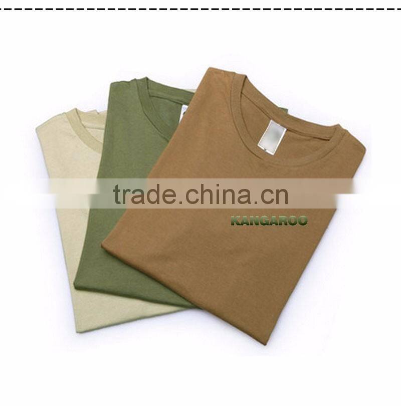 Cotton Running T-Shirt Military For Men