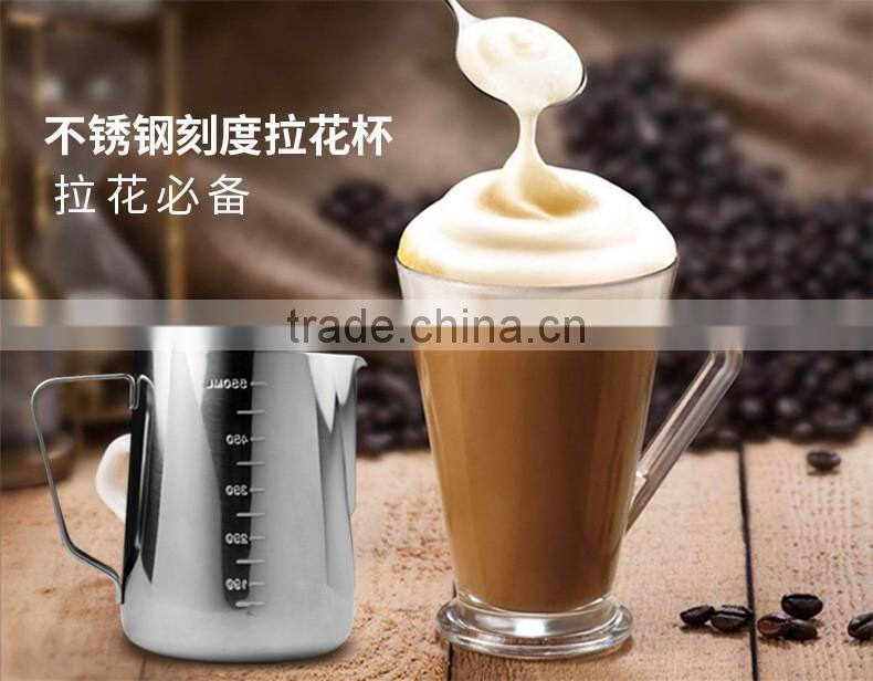 Kitchen Stainless Steel measuring cup Milk Frothing Jug Classic Creamer Pitcher