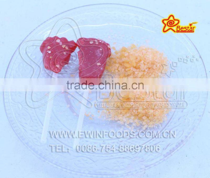 Foot Shape Lollipop with Popping Candy 10g