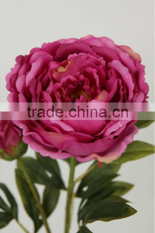 plastic decorative artificial flower peony 27724P