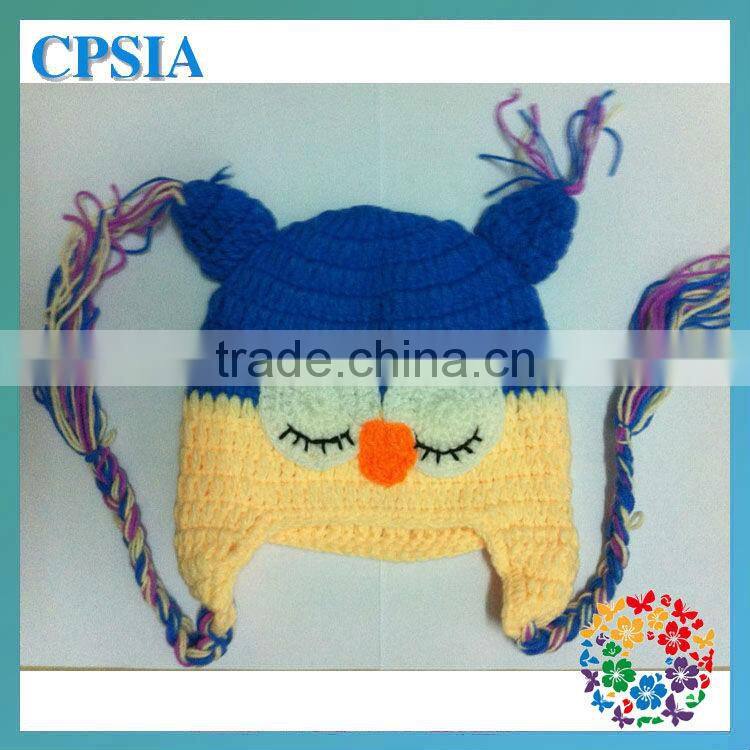 2013 new arrival baby crochet hats baby owls for sale newborn photo props