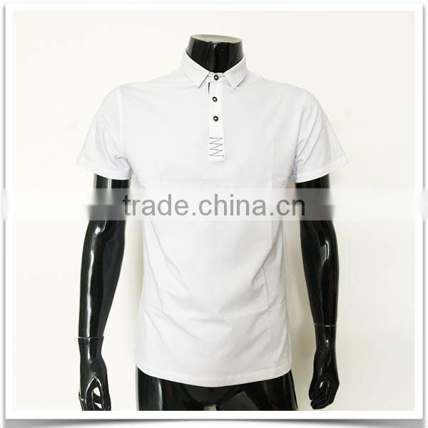 cotton and spandex men's polo t shirt