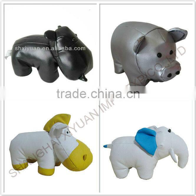 2014 8" new animal rhino doorstopper