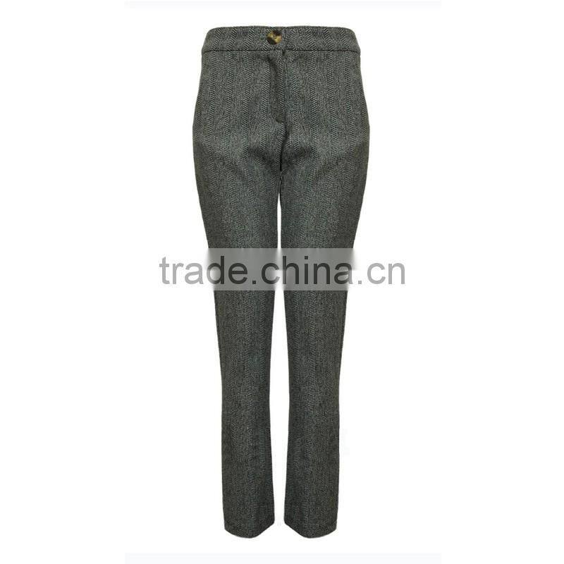 fashion ladies formal slim fit pants long black trousers 2016 high quality tight women pants