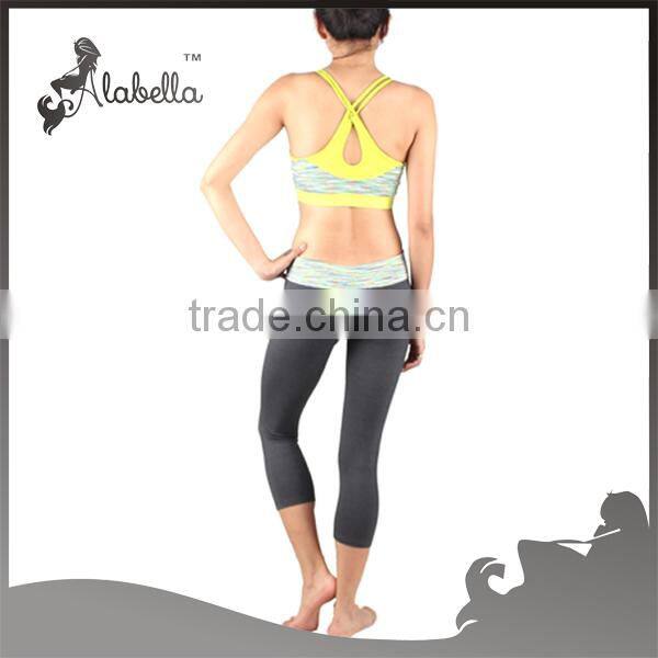 2015New Designs fashion yogawear sets for yogawear bras and pants