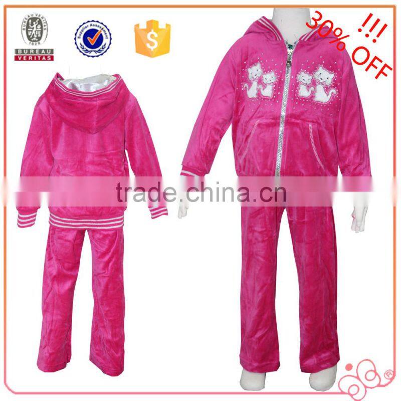 China factory OEM service two-piece dress new design kid clothes