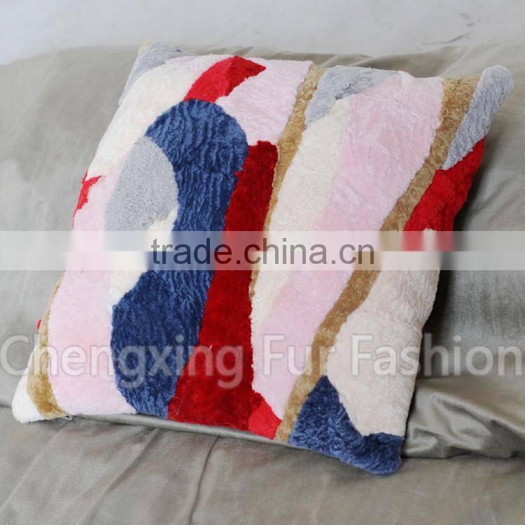 CX-D-97C Home Decor Wholesale Cheap Sofa Genuine Fur Sleeping Pillow