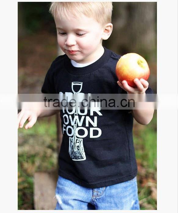 2014 latest summer sea ship printing baby boys breathable t-shirt for kids