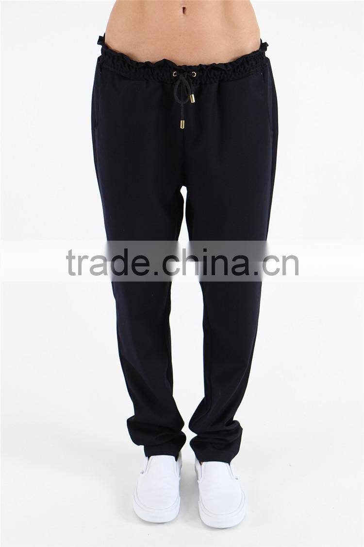 China bulk pants drop crotch relax sweatpants ladies trousers designs