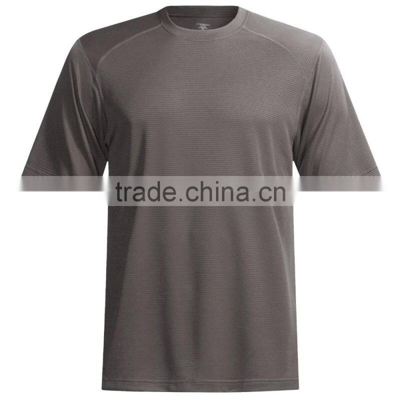 factory price simple design pure color crew neck men knitted t-shirt