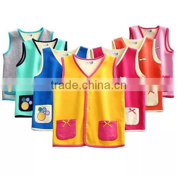 100% cotton Classic child sweater vest for boys