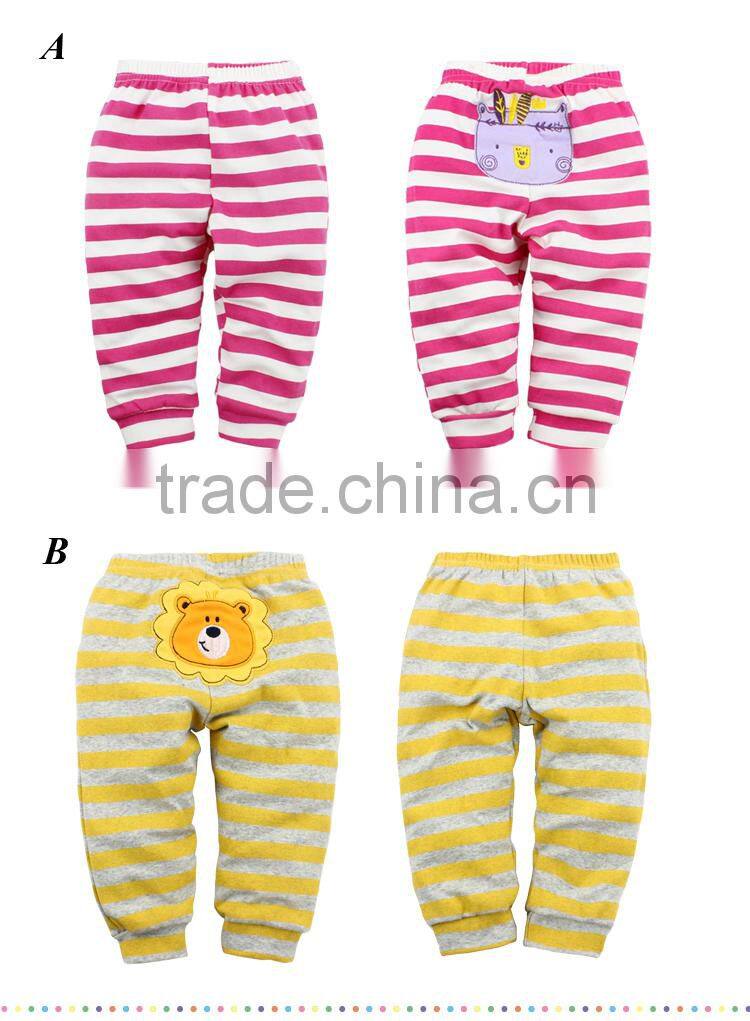 New Arrival Fashion Autumn Baby Cute Pants 4 Styles PP Pant Embroidery Trousers
