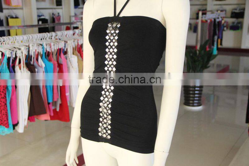 Punk Style Seamless Women Sex Tube Top