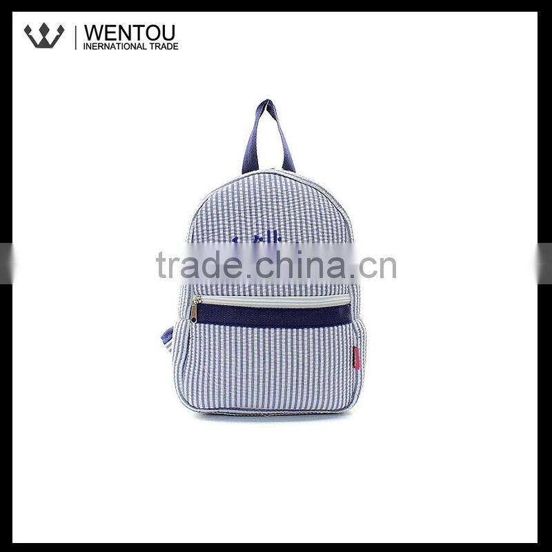 New Fashion Personalized Striped Seersucker Bag