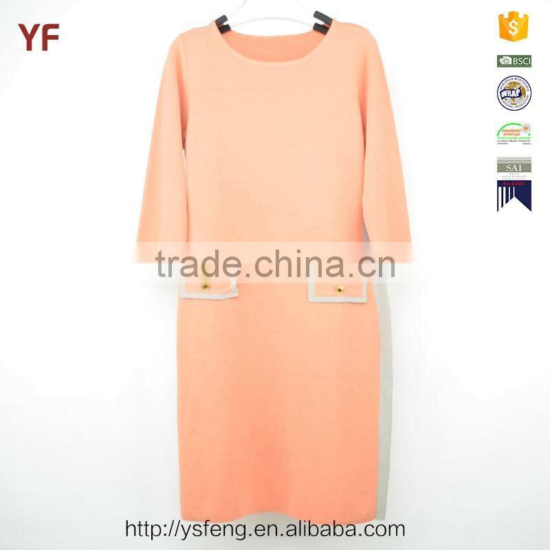 Sexy Women One Piece Latest Dress Sweater Designs