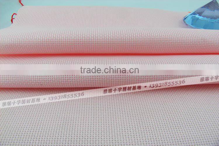 aida cloth cotton plaid fabric hand Handmade cross stitch