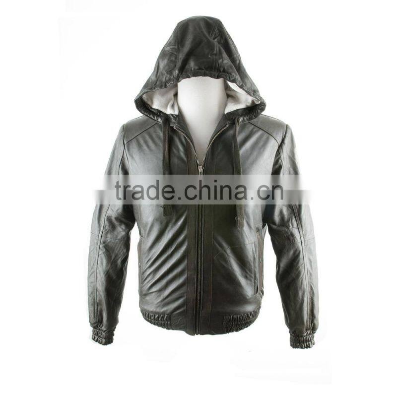 Leather Jacket with fur lining