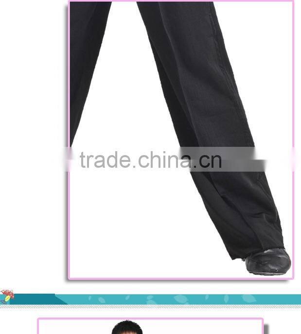 New Boys Latin Dance Black Pants Kids Ballroom Modern Latin Dance Pants