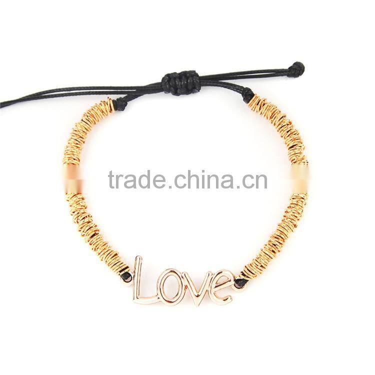 2015 fashion metal circle chain bracelet 1
