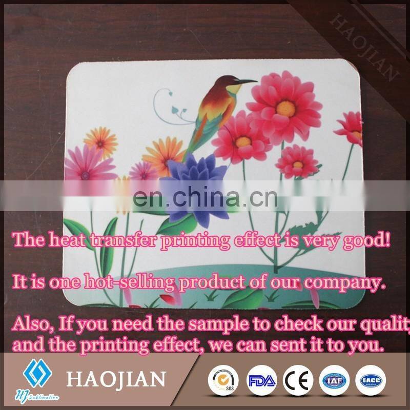 cheap sublimation blank white mouse pad