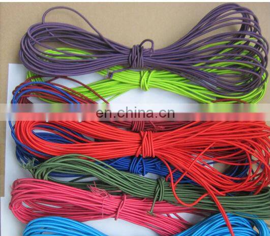 popular multi color woven jacquard polyester elastic cord