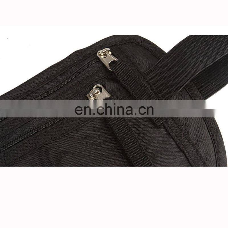 Aifan Black Ripstop Nylon Rfid Blocking Travel Stock Passport Holder