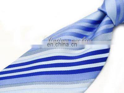 stripe 100% jacquard silk