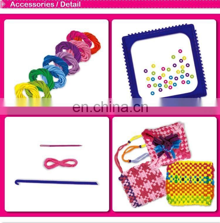2017 hotsale high qualit Colorful Home DIY Weaving Knitting Loom For Kids